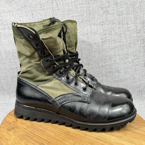 RO-Search Boots Mens 8.5 R Combat Military Tactical Army Jungle Vietnam Era VTG