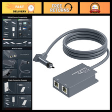 High-Speed Dual Port Ethernet Adapter for Starlink Gen2 - 1 Gbps Wired Network
