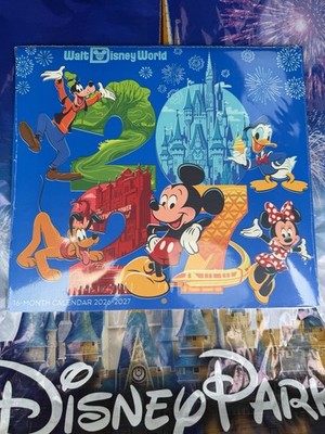 Disney Parks Walt Disney World Calendar Full Color 16 Month 2026 - 2027