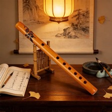 Beginner Bamboo Flute Dizi 6 Hole Vertical Flute in Key of Student FolkMusical