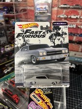 2017 Hot Wheels Fast Furious 1/4 Mile Muscle '70 Chevrolet Chevelle SS 2 of 5
