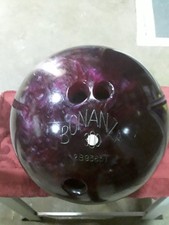 Bonanza Bowling Ball Vintage Dark Red 14 Lbs