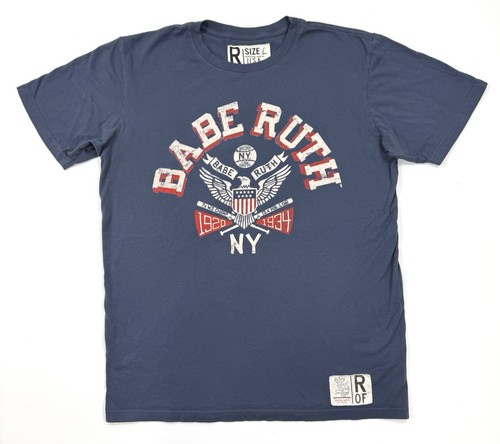 Babe Ruth T 206 Roots Of Fight Babe Ruth T-Shirt 1920-1934 NY Bronx Bombers Baseball Sz ...
