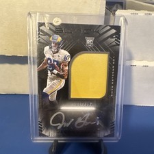 Panini 2021 Black Jacob Harris #240 Los Angeles Rams Rookie Patch Autograph Card. rookie card picture