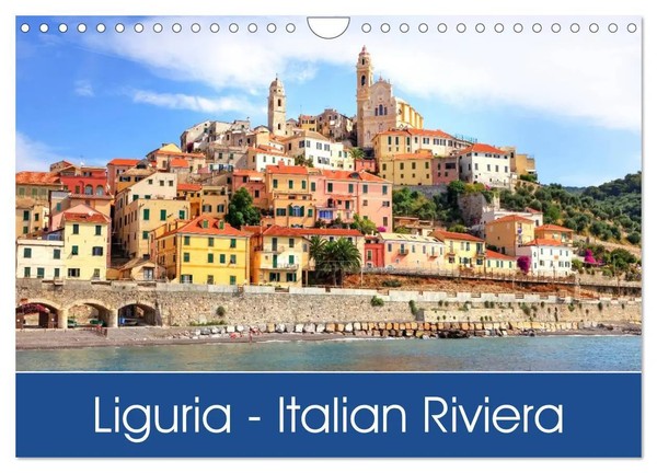 Liguria - Italian Riviera (Wall Calendar 2026 DIN A4 Landscape), Calvendo 12...-image