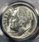 1950-P Roosevelt Dime PCGS MS/66 Old Series First Blue Label Holder Very Clean