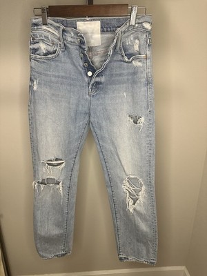 Mother Superior The Scrapper Ankle Jeans Wicked Wild Calling size 25