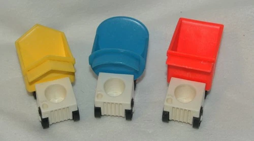 Vintage Fisher-Price Little People #979 Dump Truckers Trucks
