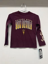 Preschool Maroon Arizona State Sun Devils Fan Wave Long Sleeve T-Shirt