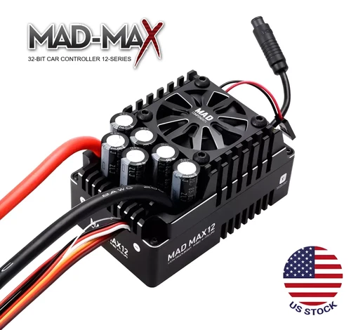 MADMAX-12 SENSORED 32-BIT HV 250A ESC 6-12S LiPo 1/5 for RC Car Brushless Motor