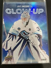 Upper Deck 2025-26 Series 2 Glow-Up Joey Daccord GU-17 Seattle Kraken