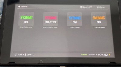 Nintendo Switch V2 Pico Fly Umbau inkl. 256GB SD-Karte