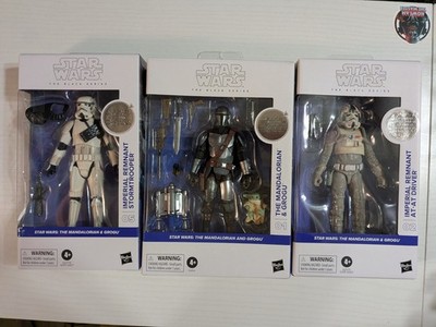 Hasbro Star Wars Black Series First Edition Mandalorian & Grogu - 3 Figures
