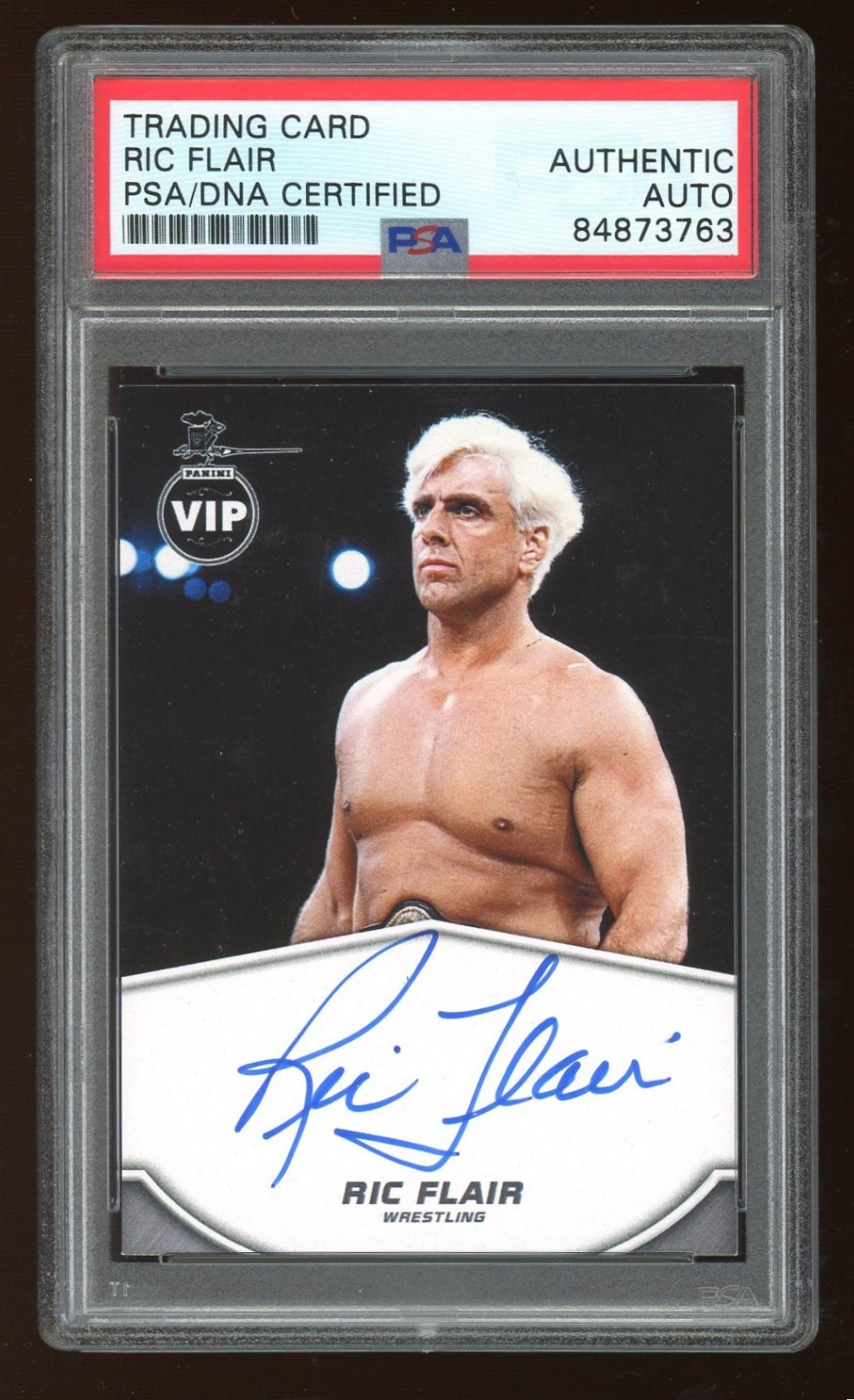 Ric Flair PSA/DNA 2019 Panini VIP National #RF1 Auto HOF WWE WWF WCW 763