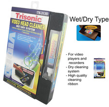 Video Head Cleaner - VCR Cleaner - VHS Cleaner - Wet-Dry System