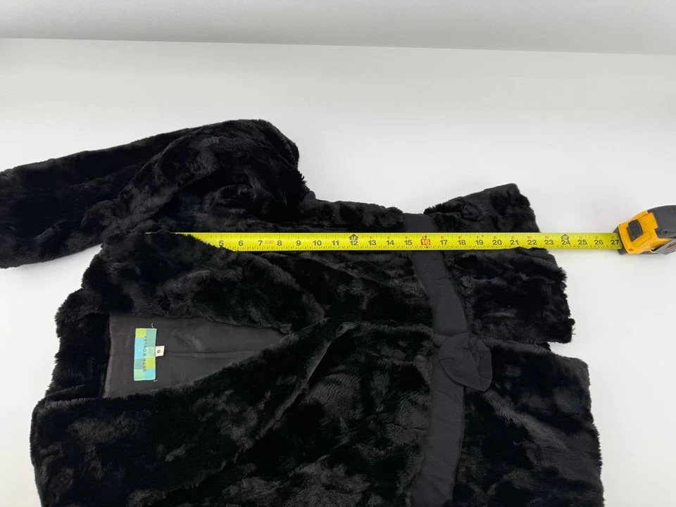 Chaqueta de piel sintética negra Beth Bowley para mujer talla 8 Foto 4 de 4
