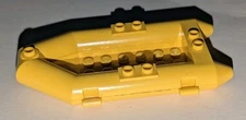 Lego Yellow Boat Rubber Raft Small Water Craft Piece Part # 30086 Vehicle Ship