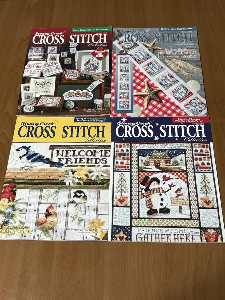 Lot of 13 Stoney Creek Cross Stitch Magazines Holidays Christmas 2013 2014 2015 - Image 3 of 4