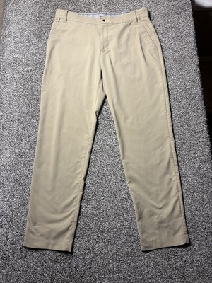 Nike Victory Golf Pants Mens 34x32 Khaki Beige Dri Fit Standard DN2397