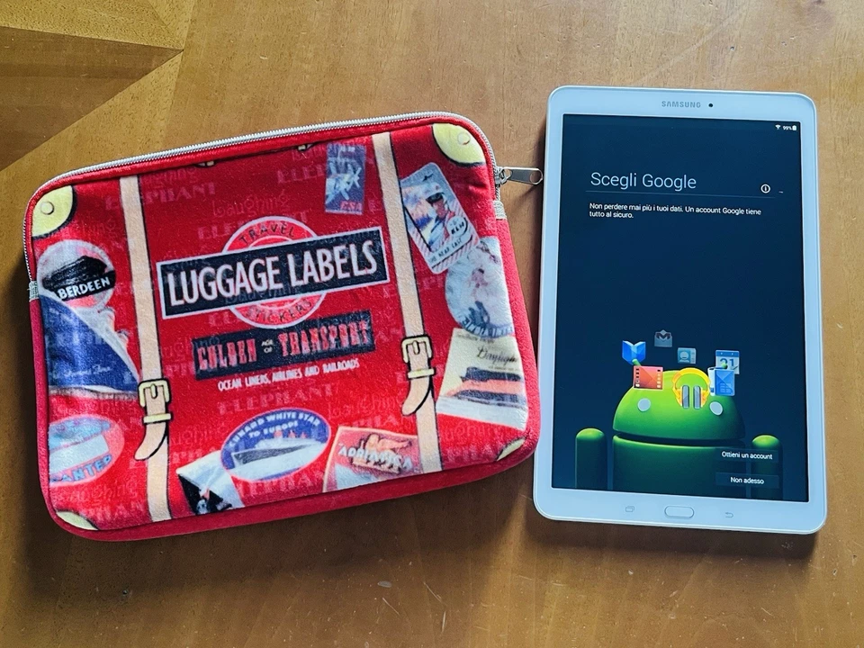 Samsung Galaxy Tab E tablet 9.6 Wi-Fi 8gb bianco - Immagine 4 di 4