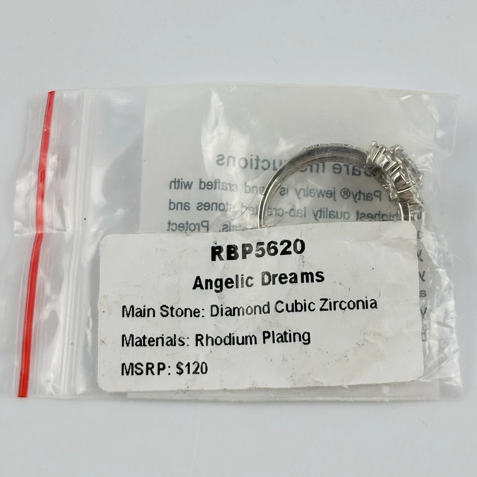 Bomb Party “Angelic Dreams” RBP5620 Rhodium Plating Ring Size 11 - Image 3 of 3
