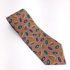 Burberrys Abstract Geometric Tie All Silk Mens Necktie 56"x4"