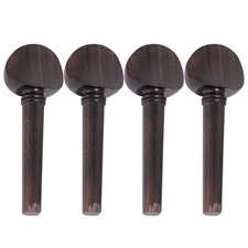4 PCS Vwooden Violin Pin Ebony Accessories Fiddle Stringed Instrument