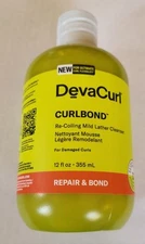 DevaCurl Curlbond Re Coiling Mild Lather Cleanser 12oz / 355ml New