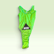 Roma Green Sleeveless Gymnastics Leotard, Leotards & Unitards, Size S