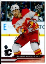 2023-24 Upper Deck Clear Cut Parallel Rasmus Andersson Calgary Flames #280
