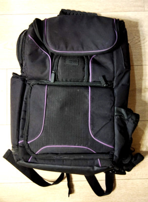 USA Gear DSLR Camera Backpack Case - Padded Customizable With Rain Cover