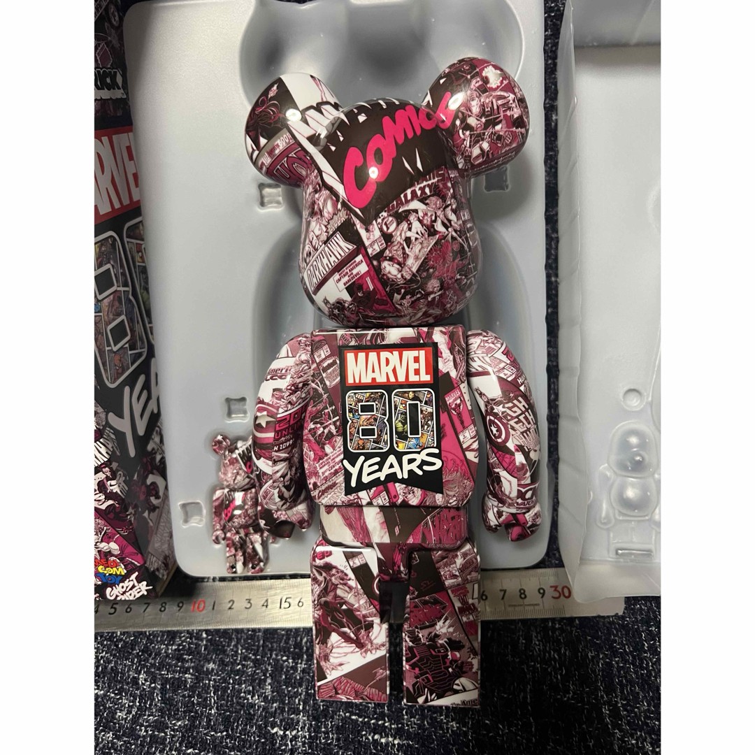 MARVEL - BE@RBRICK MARVEL 80TH ANNIV.100％ & 400％ BE@RBRICK MARVEL 80TH ANNIV.100％ & 400％ Bearbrick 100% & 400% | Toy