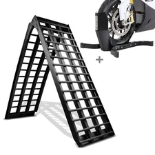 Loading Ramp + wheel chock BP5 for Moto Guzzi V85 TT