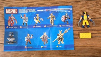 Mega Bloks Marvel Series 2 Wolverine Mini Figure w/ Claws 100% Complete Rare
