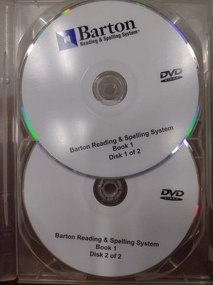 Barton Reading & Spelling dvds lot Book 1, 2, 3, 4, 6