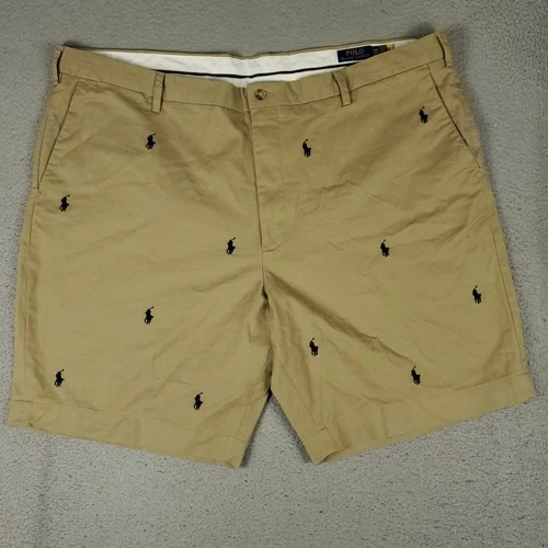 Ralph Lauren Shorts Mens Size 46B Stretch Classic Fit Pony Embroidered Chino