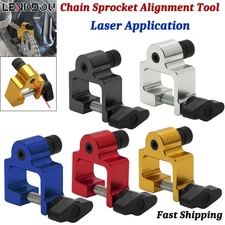 Chain Adjusting Tool Sprocket Chain Alignment Tool Universal For Motorcycle ATVs
