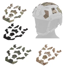 11Pcs/set High Cut Tactical FAST Helmet DIY Magic Sticker SF Helmet Patches Hook