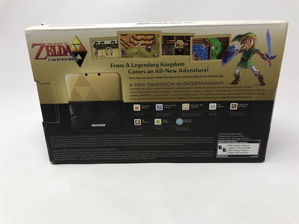 Consola Nintendo 3ds XL Legend of Zelda a Link Between Worlds solo en caja - SIN BANDEJA Foto 2 de 4