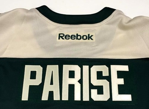 ZACH PARISE MINNESOTA WILD 2016 STADIUM SERIES REEBOK NHL PREMIER JERSEY - Picture 4 of 5