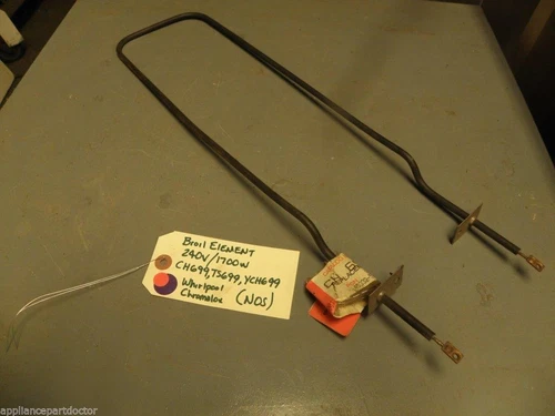 NOS Whirlpool Chromalox Broil Element CH699 TS699 YCH699 240v/1700w