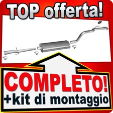 Scarico Completo per JEEP GRAND CHEROKEE II 2.7 CRD 163CV 4x4 + Tubo Marmitta