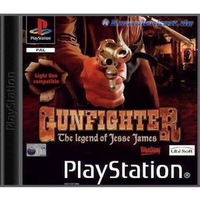 PS1 / Sony Playstation 1 Spiel - Gunfighter: The Legend of Jesse James nur CD