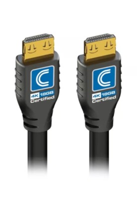 Comprehensive Certified 18Gb 4K High Speed HDMI Cable with ProGrip 6ft