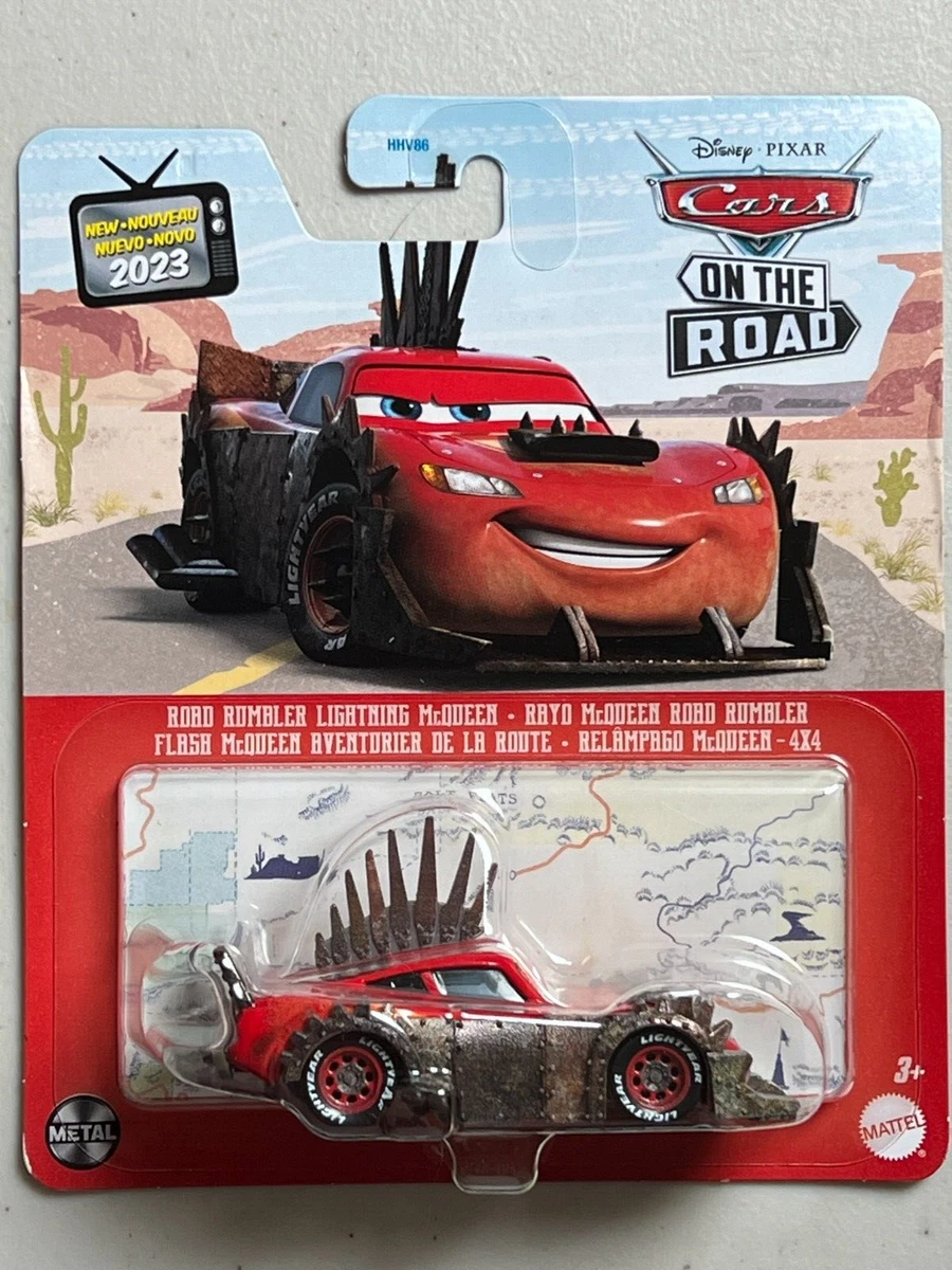 Disney and Pixar Cars Road Rumbler Lightning McQueen Die-Cast Toy Car, 1:55  Scale Collectible