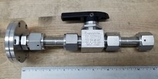Swagelok Stainless Ball Valve SS-44VCR8 & associated plumbing VCR XEX 631182001