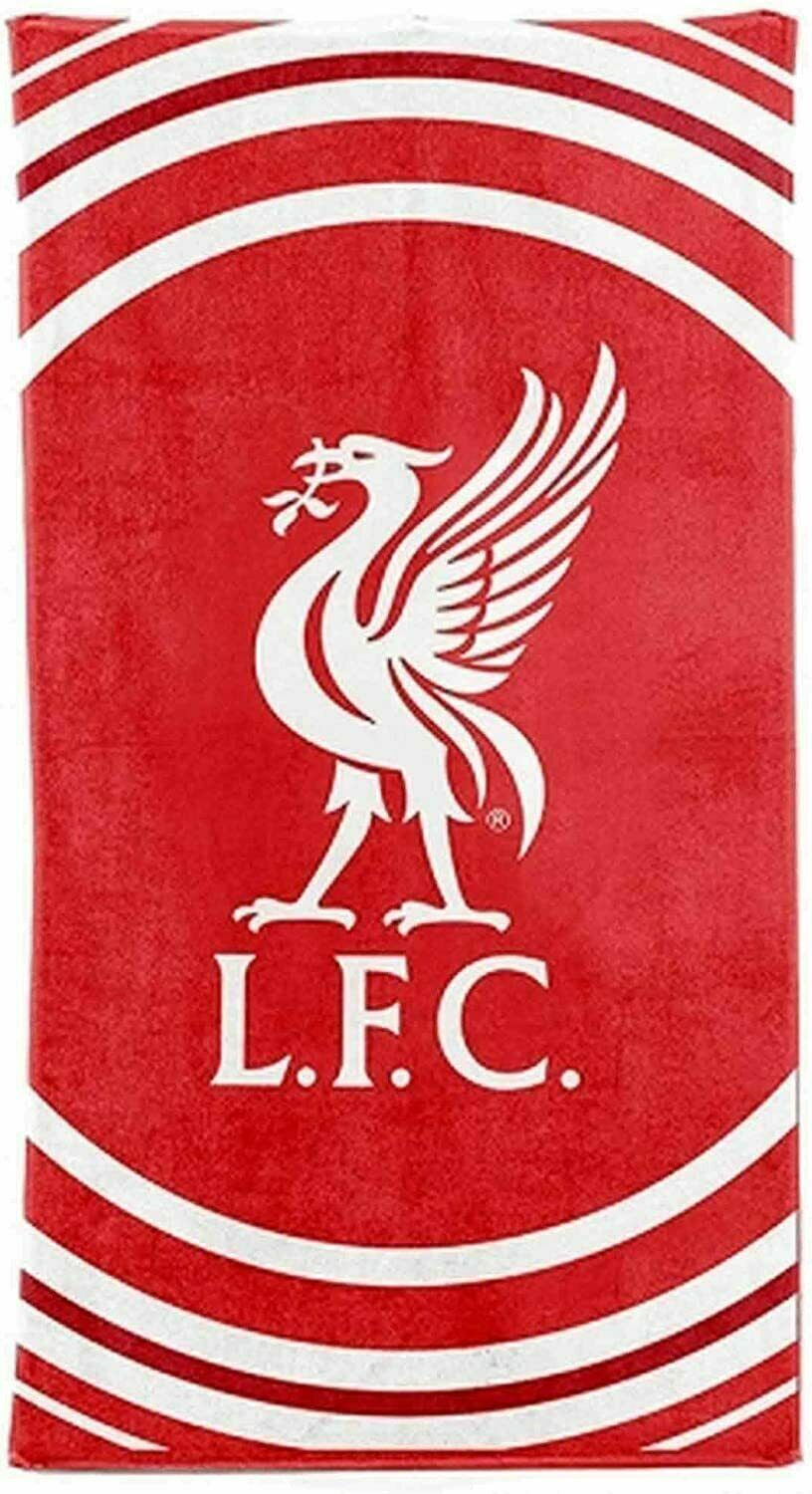 Liverpool Towel Football Beach Club LFC Red Pulse 100% Cotton Official License