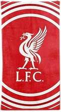 Image of Liverpool Towel Football Beach Club LFC Red Pulse 100% Cotton Official License