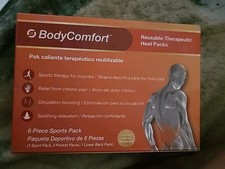 Body Comfort Reusable therapeutic heat packs sport therapy sore muscles 6 pc
