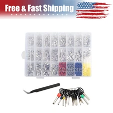 739Pcs Car Electrical Wire Connector Pins Wire Seals Terminal Removal Tool Kit